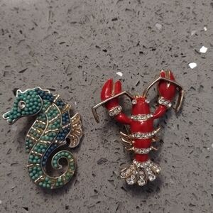 Sea life brooches 2